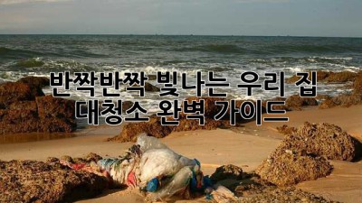 ✨ 반짝반짝 빛나는 우리 집! 대청소 완벽 가이드 🏡