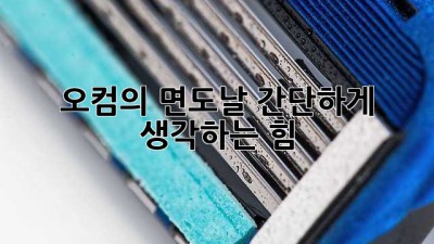 오컴의 면도날: 간단하게 생각하는 힘